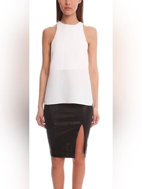 Helmut Lang “Raze” Crepe Draped Tank